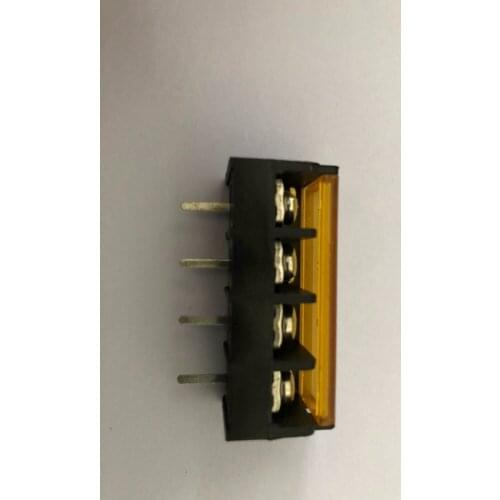 10pcs HB-9500 HB-9500-4 barrier terminal block with cover 9.5mm 4pin 300V 30A