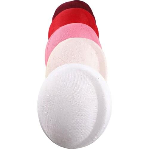 15 Colors 5Psc/Lot 16*19CM Women Solid Oval Yellow Base Hat Imitation Sinamay Base Fascinator Hat Handmade DIY Fascinator Bases