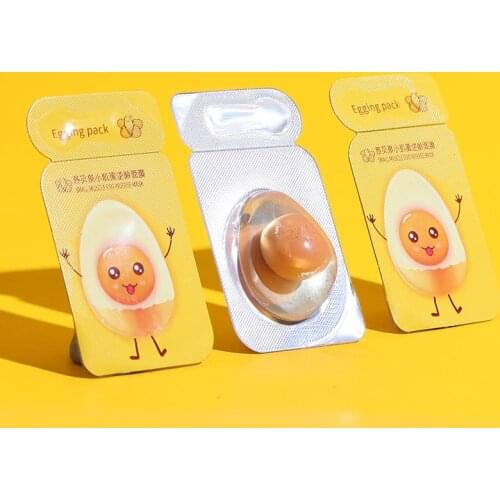 2021 NEW Arrival Small Egg Moisturizing Facial Mask Brightening Firming Skin Depth Replenishment Sleepping Face Cream 8Pcs/set