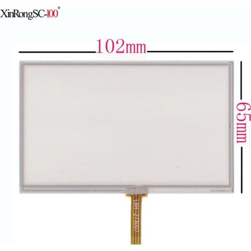 4.3 inch HD Resistive Touch screen Panel glass For hsd043i9w1-a00 vx570t vx530W 105*65mm