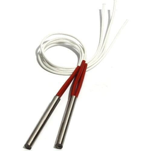 5PCS 8mm Diameter 225~255mm Single-End Heating Pipe 304SUS Tubular Heater 110/220/380V 560/570/600/630/640W Electric Element