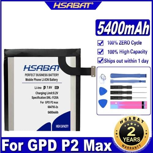 HSABAT P2 Max 4300mAh Battery for GPD P2 Max Batteries