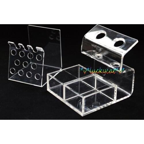 Dentist oral hygiene endodontics Adhesive Resin Syringe Acrylic Organizer Holder