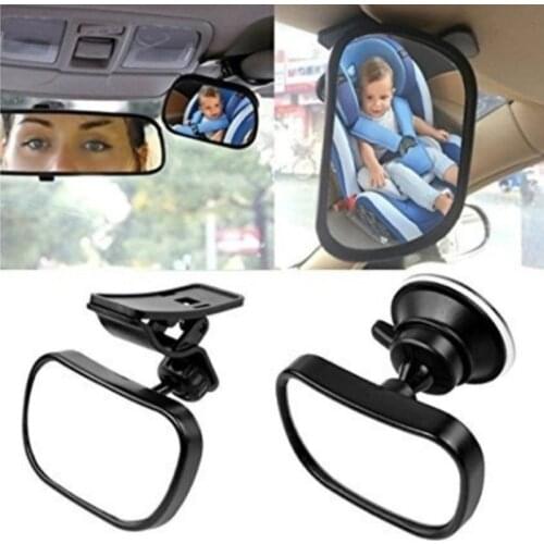 Car Safety Baby Universal Rearview Mirror Small Rearview Auxiliary Mirror Observation Mirror Baby Suction Cup Rearview Mirror
