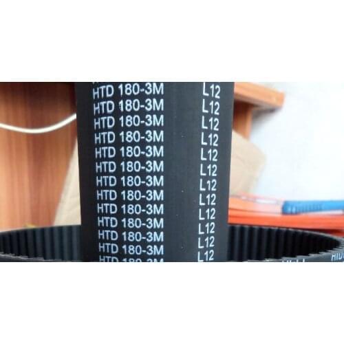 Free shipping HTD3M-180 6mm width 60teeth rubber timing belts