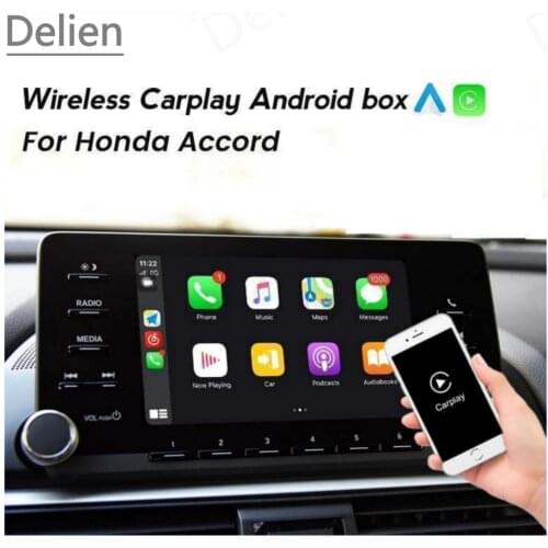Delien Wireless Apple Carplay For HONDA ACCORD 10th Generation 2018- Android Auto Car Multimedia Moudule Original sound quality