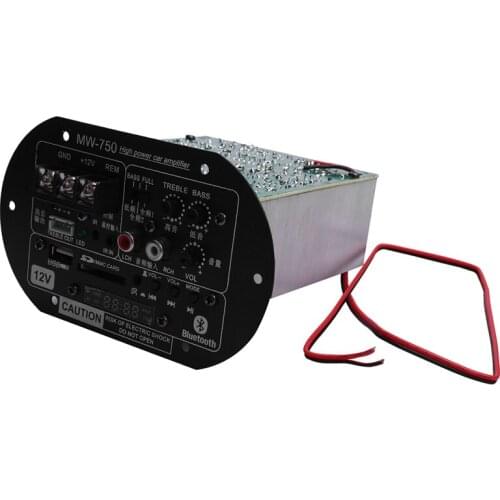 Bluetooth Subwoofer Amplifier Audio Board Microphone Bluetooth Power Amplifiers Car Home 12V 220V