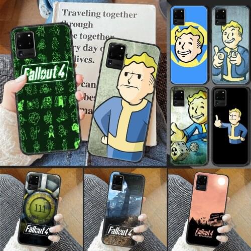 Game Fallout Phone case For Samsung Galaxy Note 4 8 9 10 20 S8 S9 S10 S10E S20 Plus UITRA Ultra black tpu cell cover trend