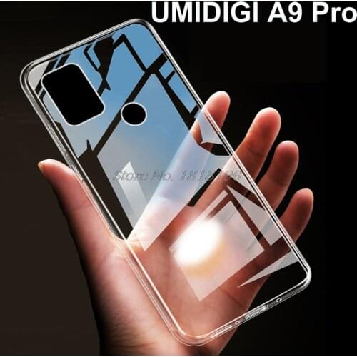 Phone Shell For UMIDIGI A9 Pro Case Glass Silicone Matte Soft TPU Back Cover Telefone Funda Bumper UMI A9 Protector Cover Capa