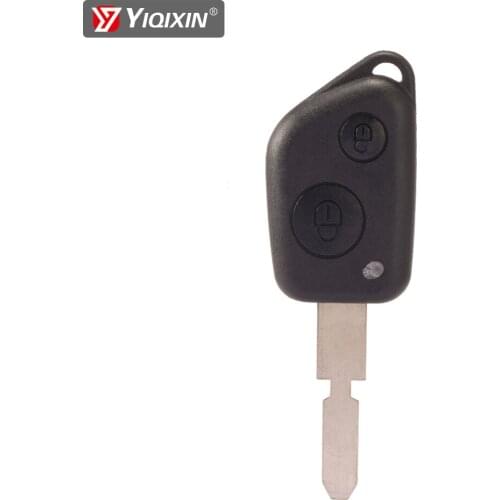 YIQIXIN 2 Button With Light Remote Shell For Citroen Picasso Saxo Xsara Berlingo Elysee Car Key Shell Fob Cover Case Uncut Blade