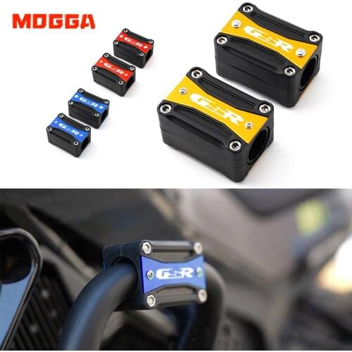 For SUZUKI GSR 600 750 700 GSR600 GSR700 GSR750 CNC Motorcycle Engine Crash Bar Protection Bumper Decorative Guard Block Gold