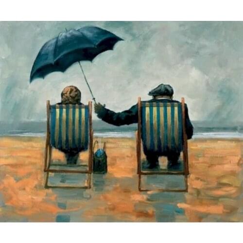 GATYZTORY 60x75cm Frame Diy Oil Painting By Bumbers Kits Portrait Abstract Acrylic Paint By numbers For Adults Home Decors