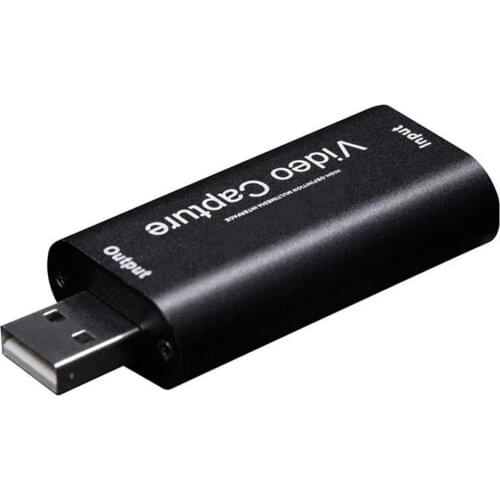 Video Capture Card USB 2.0 HDMI-Compatible Video Grabber Record Box for PS4 Game DVD Camcorder Camera Recording Live Streaming