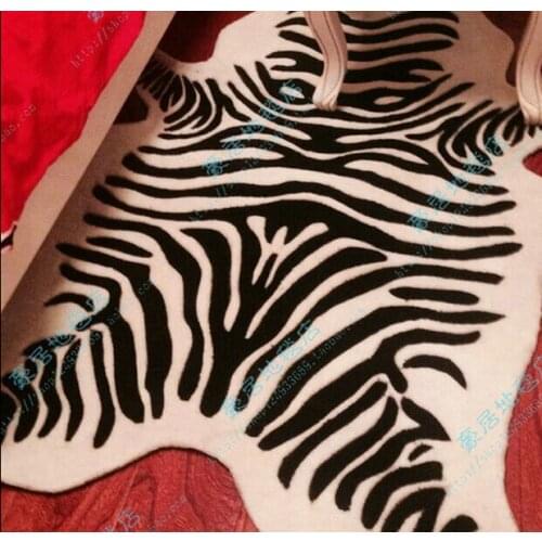 Royal Garden Living room carpet Black and white Coffee table Alien Tiger Leopard Washing Simple modern Bedroom bedside carpet