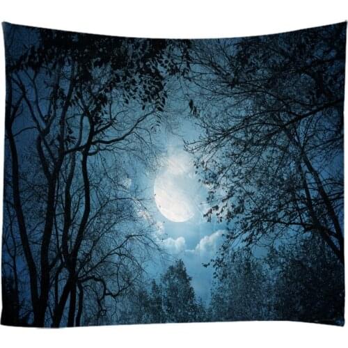 Natural Landscape The Primeval Forest Woods Tapestry Wall Hanging Bed Spread Beach Towel Table Cloth Yoga Mat Large Size