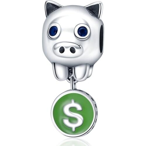 2020 Spring New 925 Sterling Silver Beads Dalmatians Patch Charms fit Original 3mmBracelets Women DIY Jewelry CMS2037b