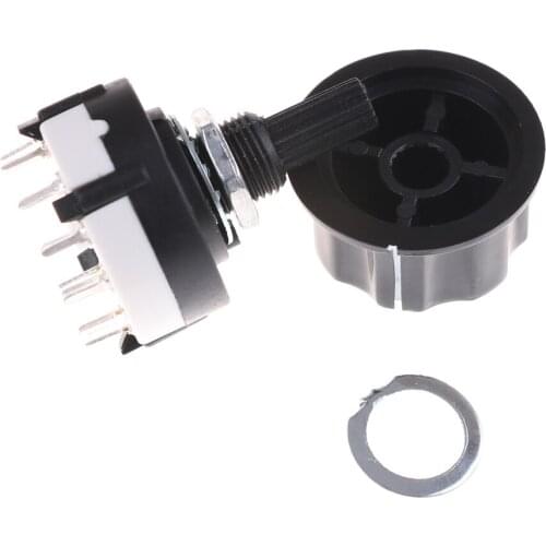 RS26 1 Pole Position 12 Selectable Band Rotary Channel Selector Switch Single Deck Rotary Switch Band Selector