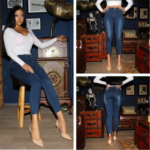 Женские джинсовые капри SEXELANLAN China At AliExpress