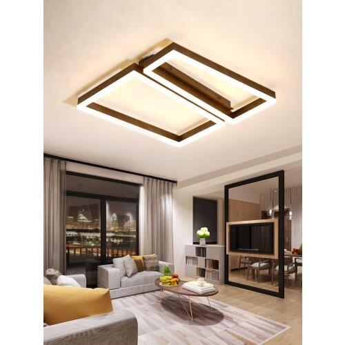 Aluminum Modern LED Ceiling Light Fixtures Home Ligting Fashion 2 Heads Acrylic Ceiling Lighting Bedroom Living Room Avize