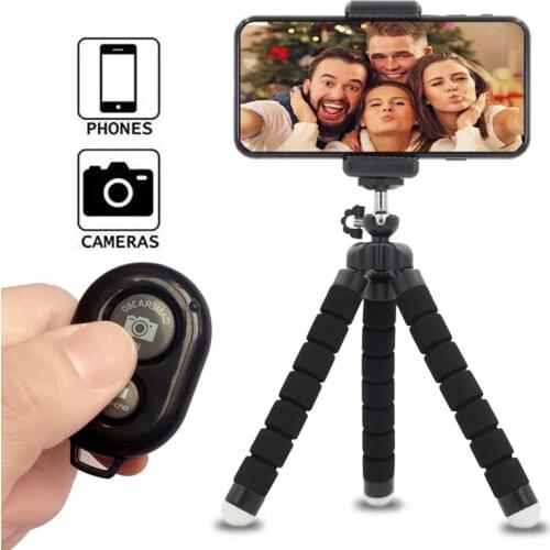 Universal Mini Flexible Phone Tripod Holder For Motion Camera for GOPRO DJI YI for Xiaomi Iphone Huawei Samsung Dropshipping