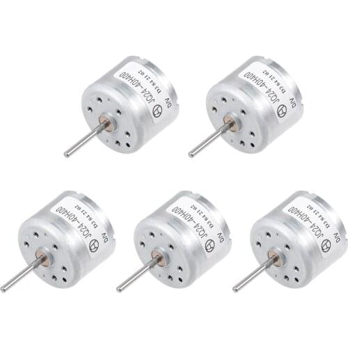 Uxcell 5 PCS DC 6V 7000RPM JQ24-40H400 Mini Motor for VCD DVD Player