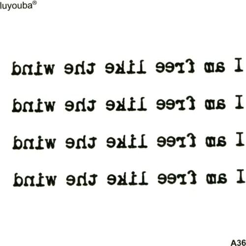 I Am Free Like The Wind Tatoo Fake Tattoo Tatuajes Tatuagem Body Art Waterproof Temporary Tattoo Sticker Flash Tattoo