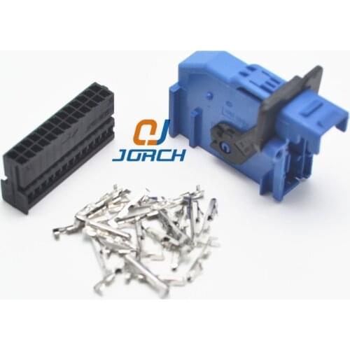 1 Sets 26 Pin ECU Automotive Female Conenctor Automobile Instrument wire electrical plug For VW 185879-2