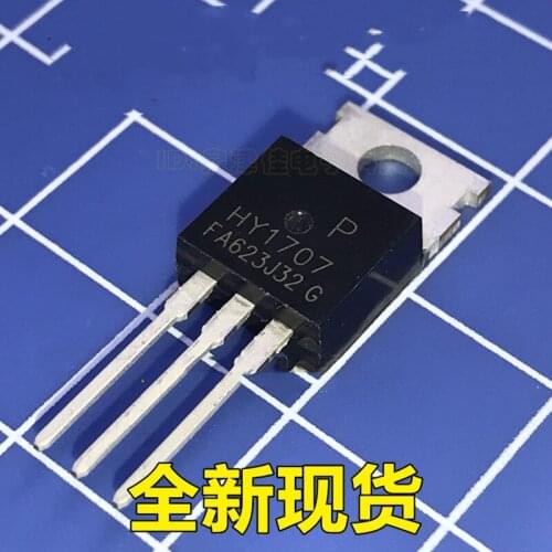 100% nuevo 50 pcs/lote MOSFET HY1707P 75V80A HY1707 TO-220 Transistor original