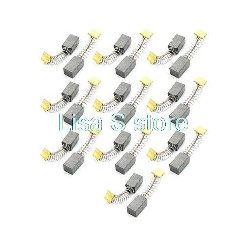 20pcs 15/32" x 7/25" x 1/4" Motor Carbon Brush Motorcarbon 12 x 7 x 6.5mm