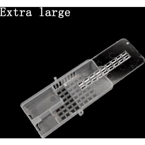 6PCS New Large Space Bee Virgin Queen Bees Mail Post Transmit King Box Cage Caging Plastic Transparent Beekeeping Supplies Tools