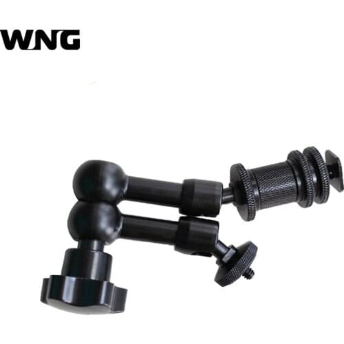 7" Friction Articulation Arm Magic Arm With Hot Shoe Adapter For HD Monitor Camera LED Photo And Video Light