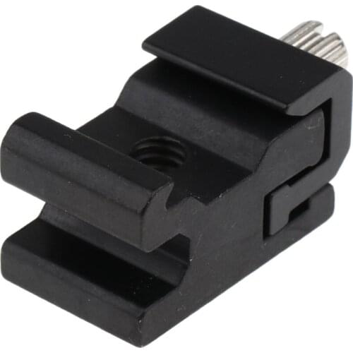 Hot Shoe Adapter 1/4'-20 Tripod Mount Holder Bracket for Flash Speedlight