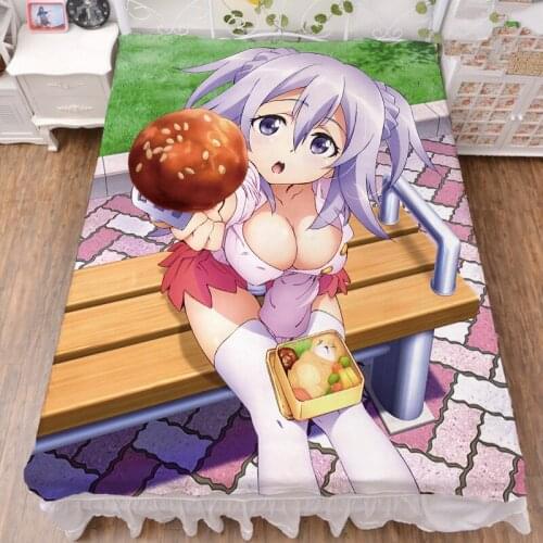 Anime Asterisk Gakusen Toshi Asterisk characters Julis & Kirin Toudou bed sheet & flannel blanket summer quilt 150x200cm