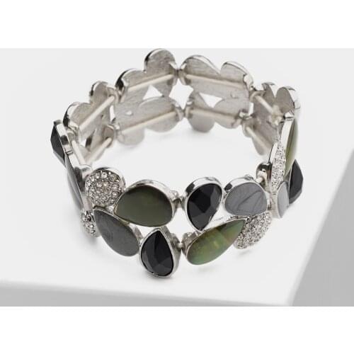 O3 resin bracelet drop shape bangle for women bohimia cuff bracelet fashion wedding jewelry