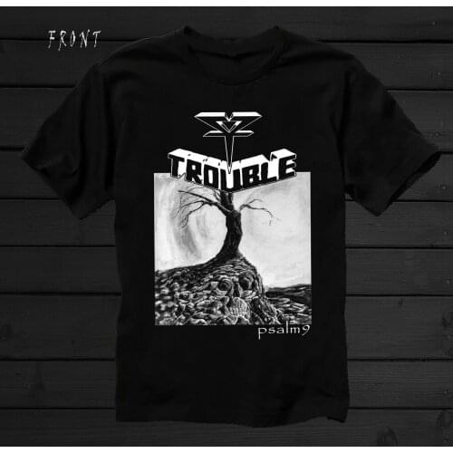 Trouble Psalm 9 Heavy Metal Saint Vitus The Skull Black T Shirt Sizes S To 7Xl