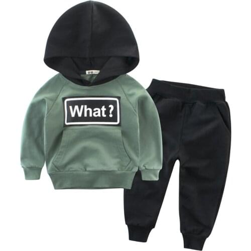 Clothing Sets Children Boys Girls Fashion Clothes Kids Toddler Tracksuit Autumn Baby Hoodies And Pants Suits Sport