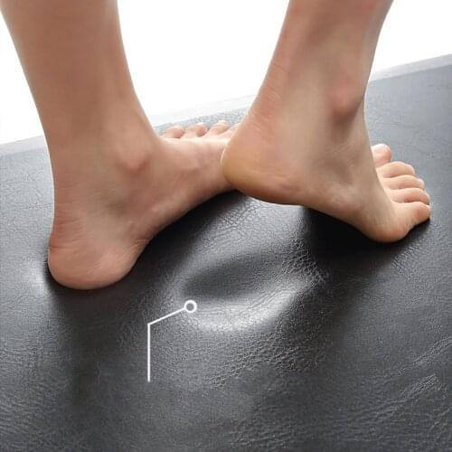 Carpets Kitchen Mats Rug Kitchen Thickened Soft PU Leather Non-Slip Mats Oil-Proof Floor Mats Household Wipeable Long Carpet