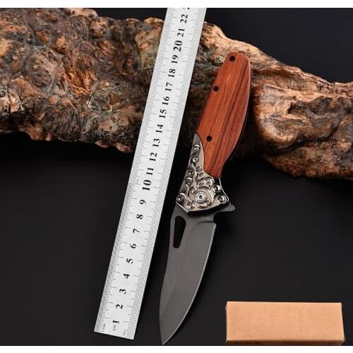 Hot Selling Outdoor Folding Knife Portable Camping Survival Self-defense Pocket Knife Wilderness Survival Tools