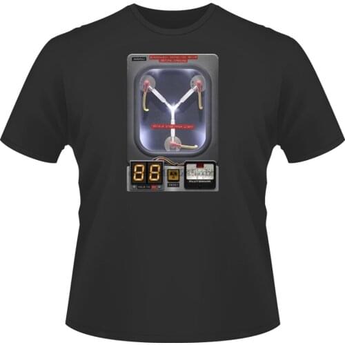 Mens T-Shirt Flux Capacitor Inspired By Back To The Future Ideal Birthd Present Cool Casual Pride T Shirt Men Unisex New