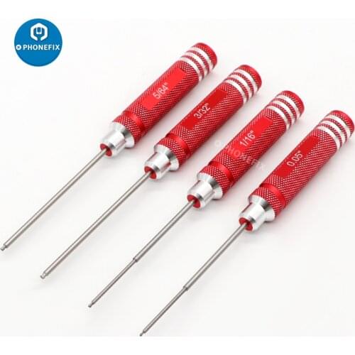 4pcs Hex Screw Driver Set Hexagon Screwdriver Wrench Tool Kit 1.5/2/ 2.5/3mm RC Tools for RC Helicopter Aircraft Models Repair