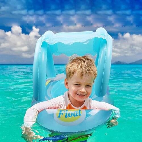 Water Inflatable ChildrenS Infant With Strang Boat Bells Strapping Boat ChildrenS Underarms With Strap Boat Blue Bells