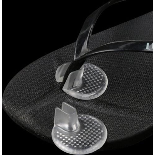 New 1 Pair Unisex Foot Care Tool Gel Shoes Inserts shoe-pad Cushion Flip flop Sandals Toe Separator Massage Insole
