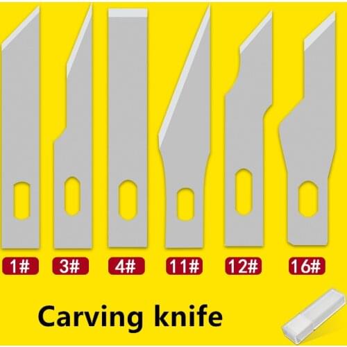 Penknife carving Replace blade Mobile phone film art knife Blade 1# / 3# / 4# / 11# / 12# / 16# Various Models Are Complete