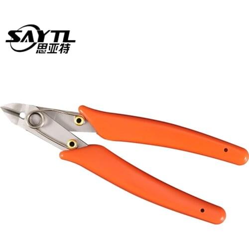 Flush Pliers Electrical Wire Cable Cutters Cutting Side Snips Nipper Anti-slip Rubber Mini Diagonal Pliers Hand Tools