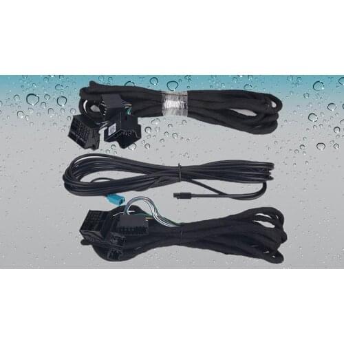 6m extension power & radio cable for BENZ E/CLS/G class cars with Fiber Optic system,extra long 6M cable for BMW with amplifier