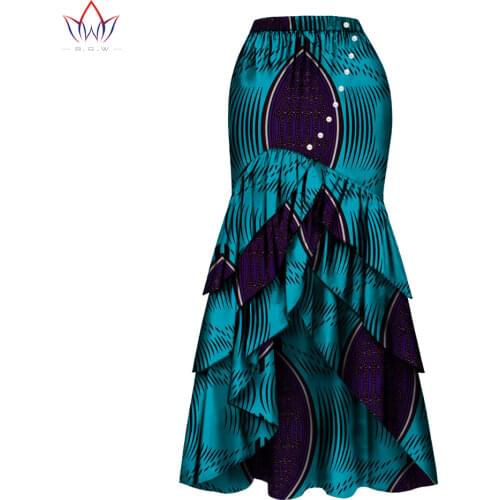 African Skirts For Women Long Maxi Skirt For Women Spring and Autumn Fashion Womens High Waist Elegant Long Skir Party Wy4570