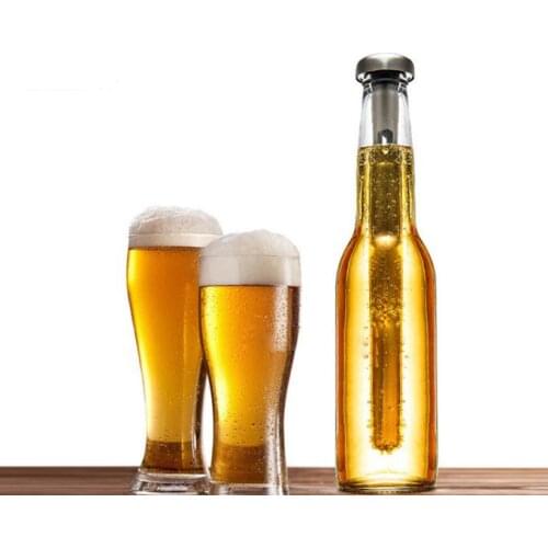 100pcs/lot(=50sets) Stainless Steel Liquor chiller cooling ice stick rod In-Bottle beer chiller stick ice bucket SN1328