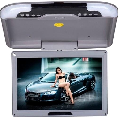 13 Inch LCD TFT Car Ceiling Monitor Flip Down Roof Mount LED Digital Wide Screen Monitors