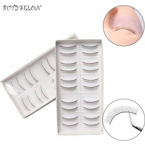 10pairs/ Natural False Eyelashes Handmade Training Lashes For Beginners Teaching Lashes Eye Extension Tools Practice