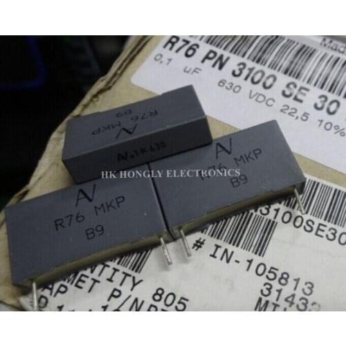 20PCS R76 MKP .1K630 0.1UF 100NF 104 630V 10% P=22.5mm Capacitor